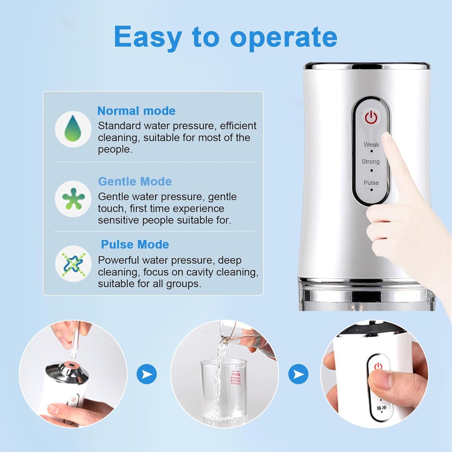 DentalClean™ – L’Irrigateur Buccal Professionnel pour une Hygiène