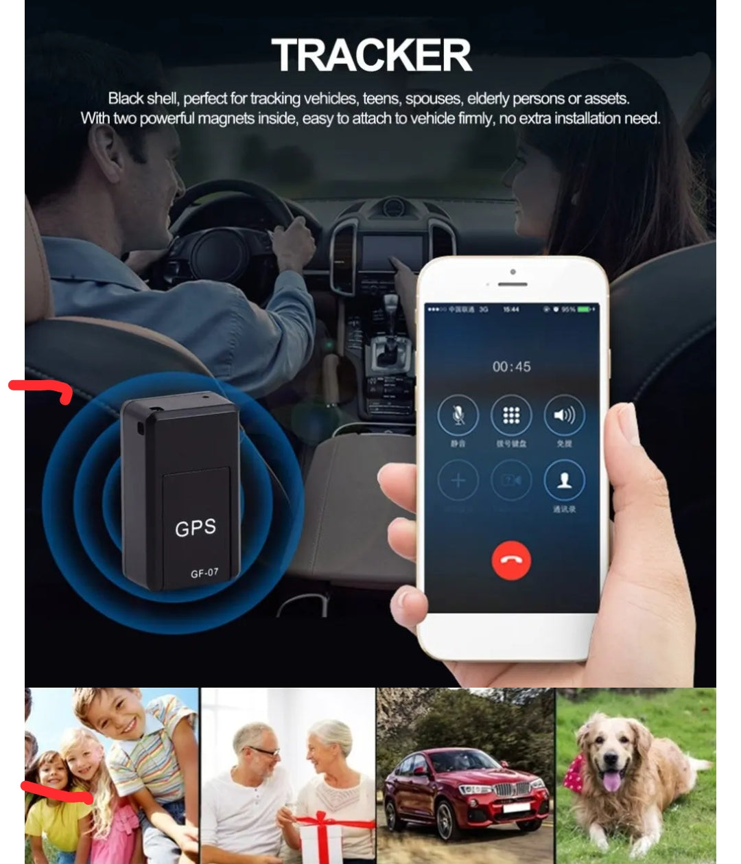 Mini GPS Tracker GF-07